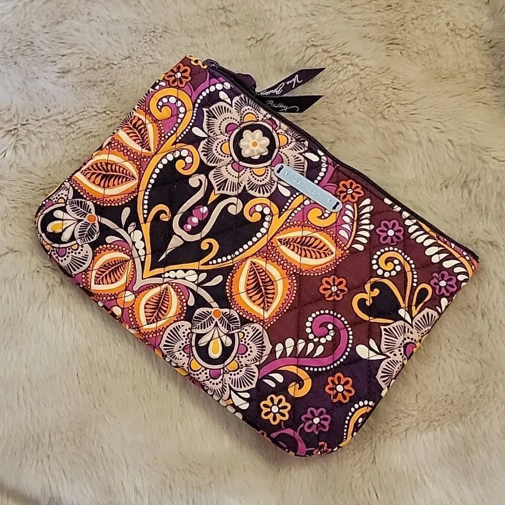 VERA BRADLEY SUNSET SAFARI COSMETIC BAG